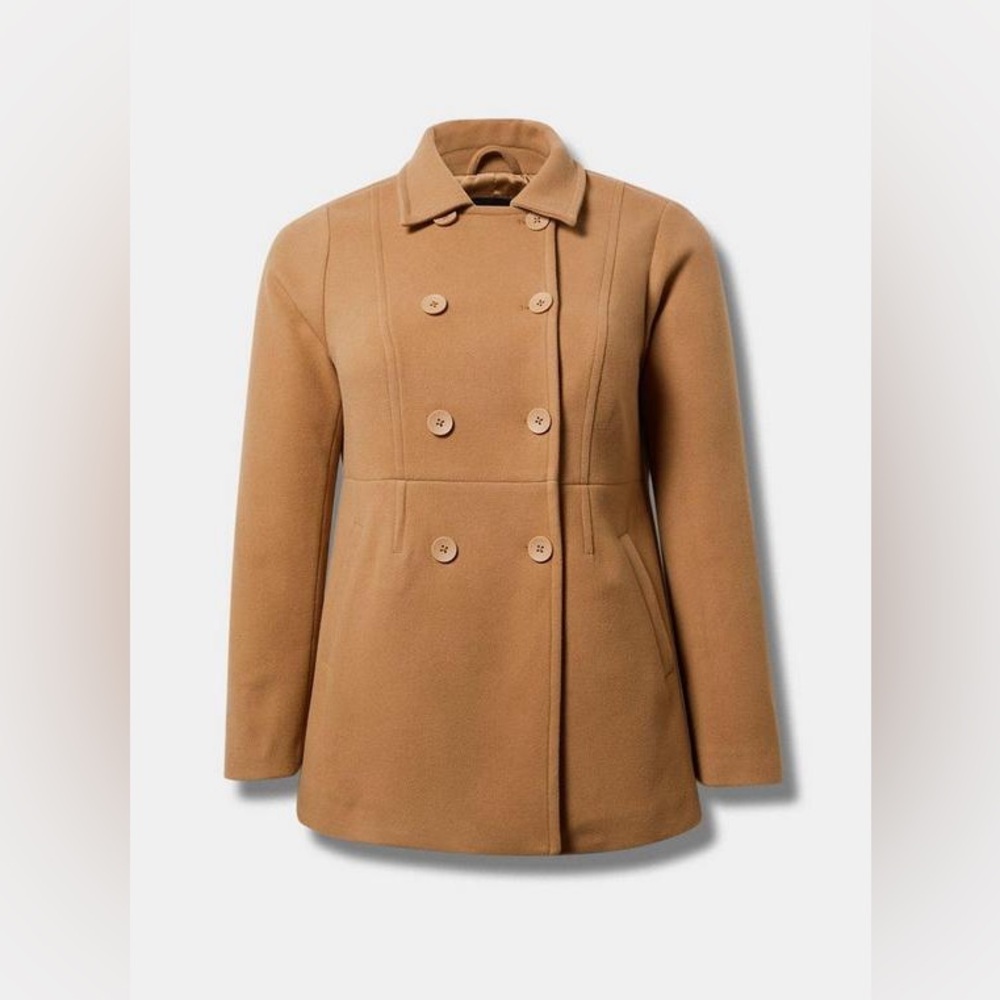 Softest Coat Double Breasted Peacoat